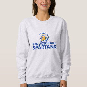 San Jose State Spartans Logo Wordmark Distressed Sweatshirt