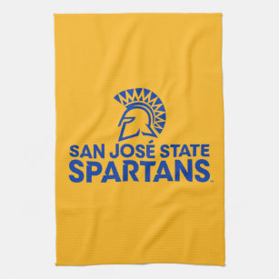 San Jose State Spartans Logo Wordmark Kitchen Towel