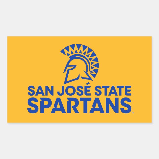San Jose State Spartans Logo Wordmark Sticker (Front)