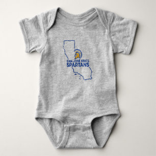 San Jose State Spartans Love Baby Bodysuit