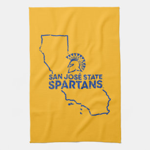 San Jose State Spartans Love Kitchen Towel