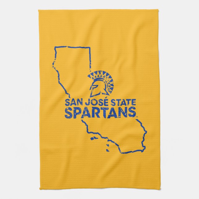 San Jose State Spartans Love Kitchen Towel (Vertical)