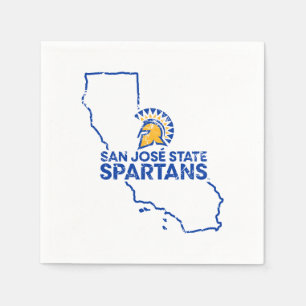 San Jose State Spartans Love Napkin