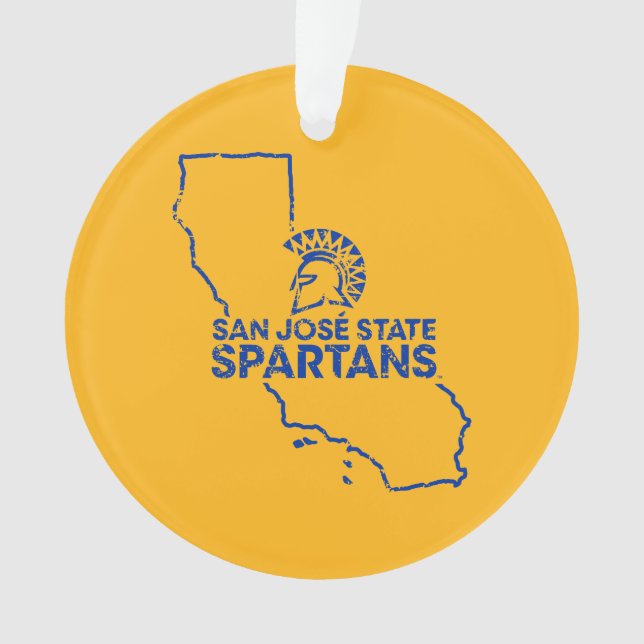 San Jose State Spartans Love Ornament (Front)