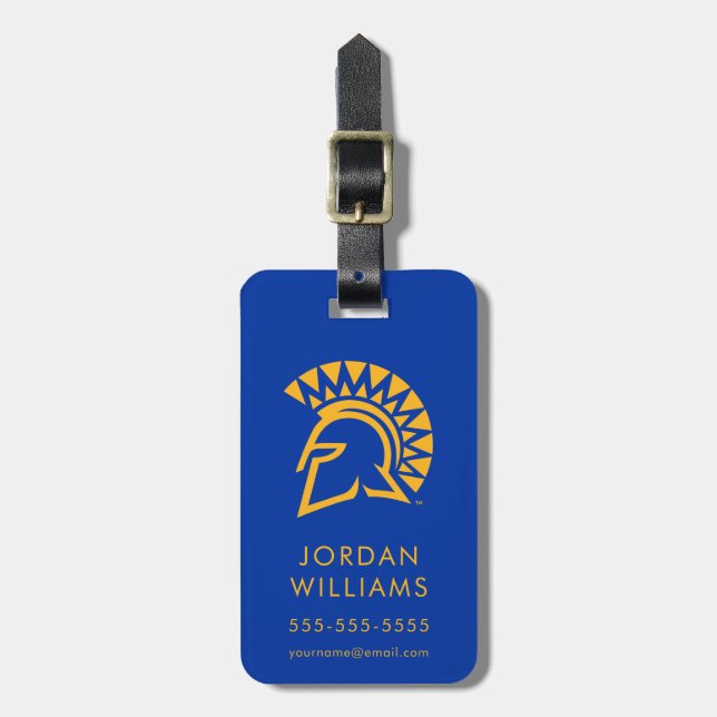 San Jose State Spartans Luggage Tag (Front Vertical)