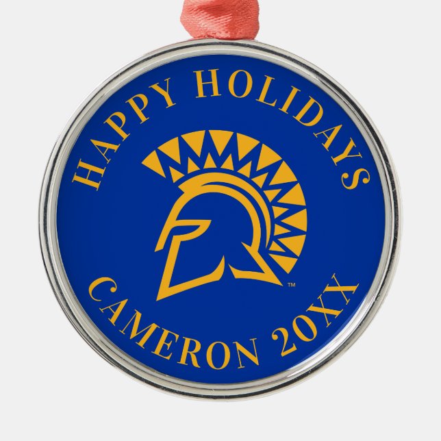 San Jose State Spartans Metal Ornament (Front)