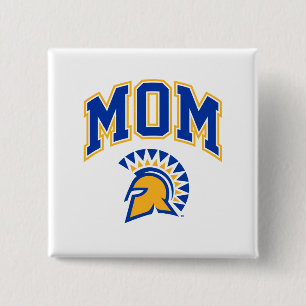 San Jose State Spartans Mom 2 Inch Square Button