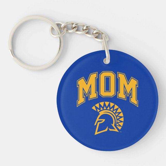 San Jose State Spartans Mom Keychain (Front)