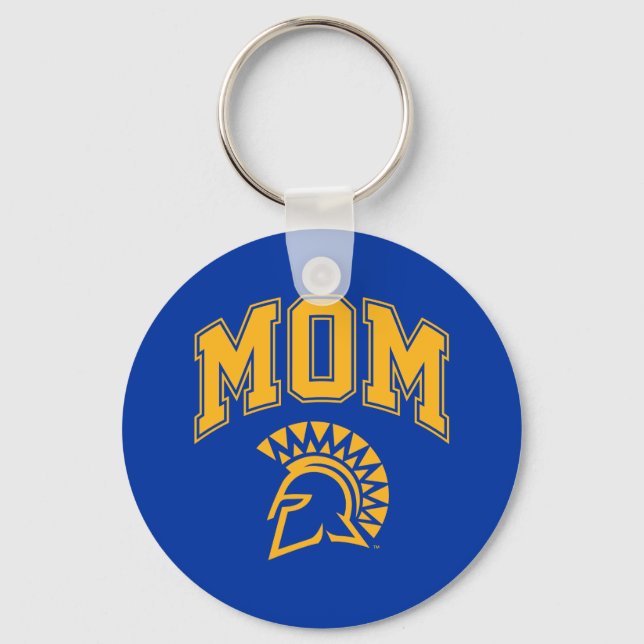 San Jose State Spartans Mom Keychain (Front)