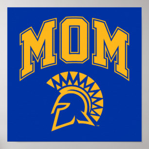 San Jose State Spartans Mom Poster