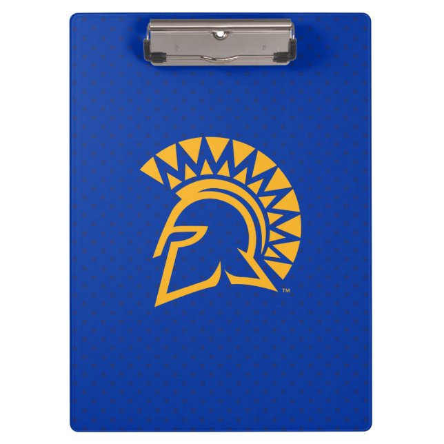 San Jose State Spartans Polka Dot Pattern Clipboard (Front)