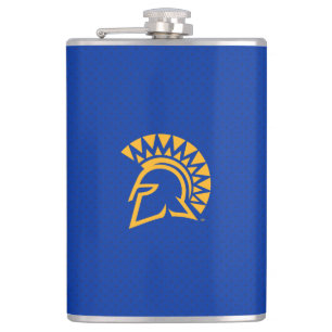 San Jose State Spartans Polka Dot Pattern Hip Flask