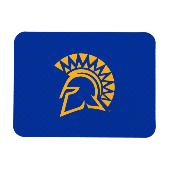 San Jose State Spartans Polka Dot Pattern Magnet (Horizontal)
