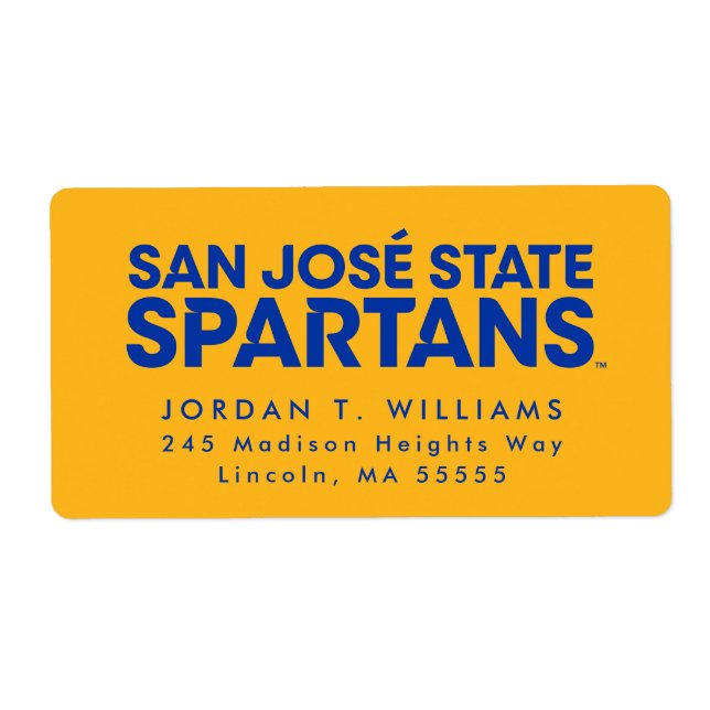 San Jose State Spartans Wordmark (Front)