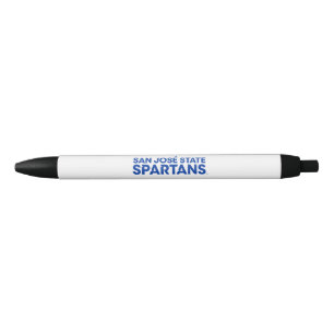 San Jose State Spartans Wordmark Black Ink Pen
