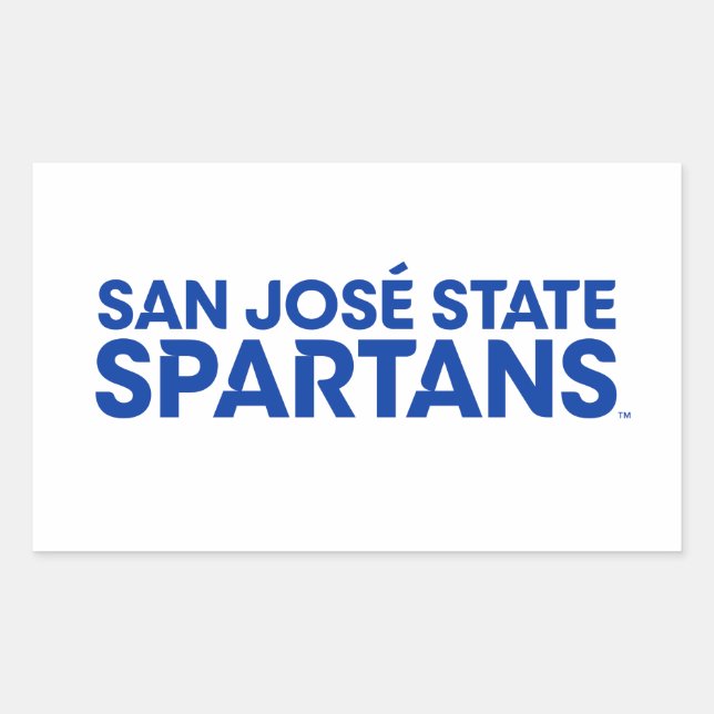San Jose State Spartans Wordmark Sticker (Front)