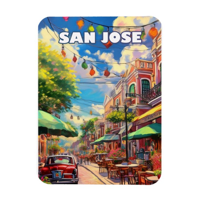 San José, the vibrating heart of Costa Rica Magnet (Vertical)