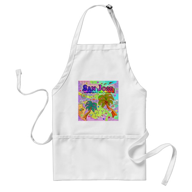 San Jose Vacation Target Apron (Front)