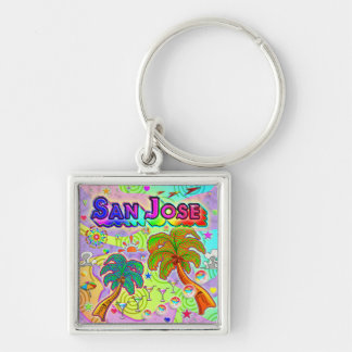 San Jose Vacation Target Keychain