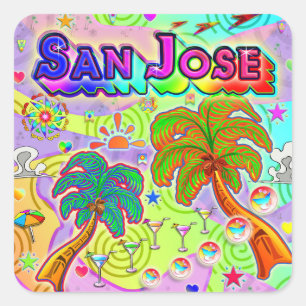 San Jose Vacation Target Sticker