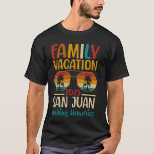 San Juan Beach Puerto Rico Matching Family Vacatio T-Shirt