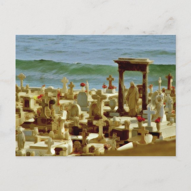 San Juan cemetery Postcard (Front)
