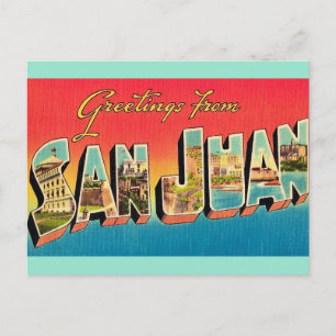 San Juan Greetings Postcard