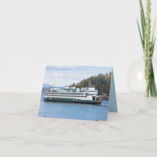 San Juan Island Ferry at Friday Harbour Card