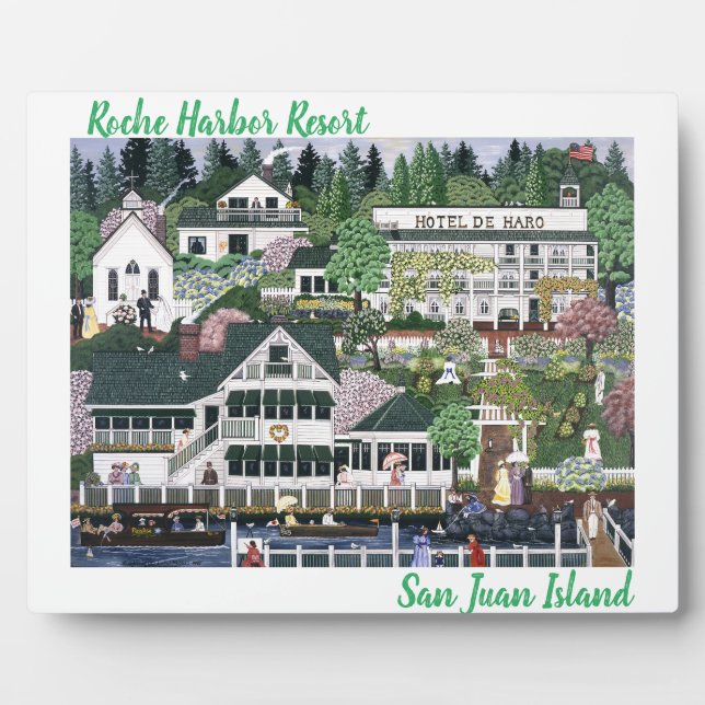 San Juan Island ~ Roche Harbour Plaque (Front)