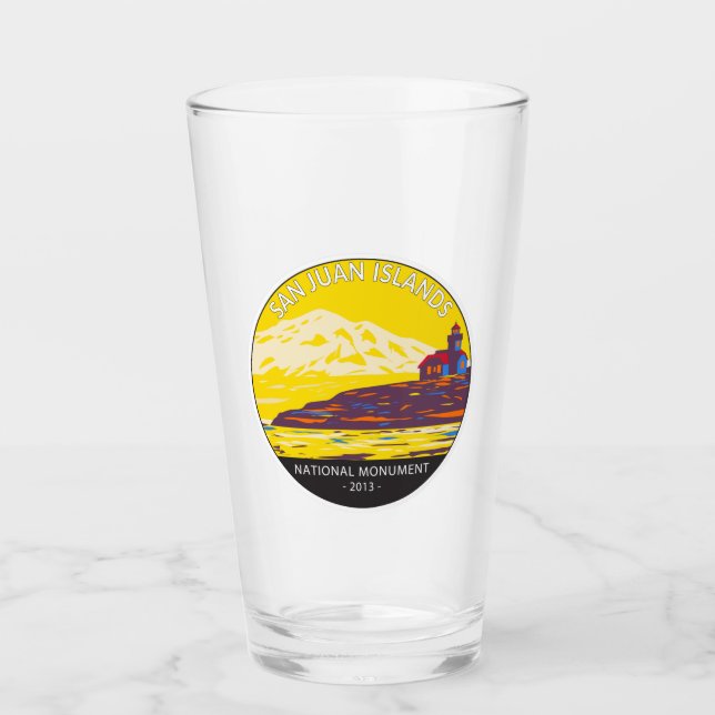 San Juan Islands National Monument Washington Glass (Front)