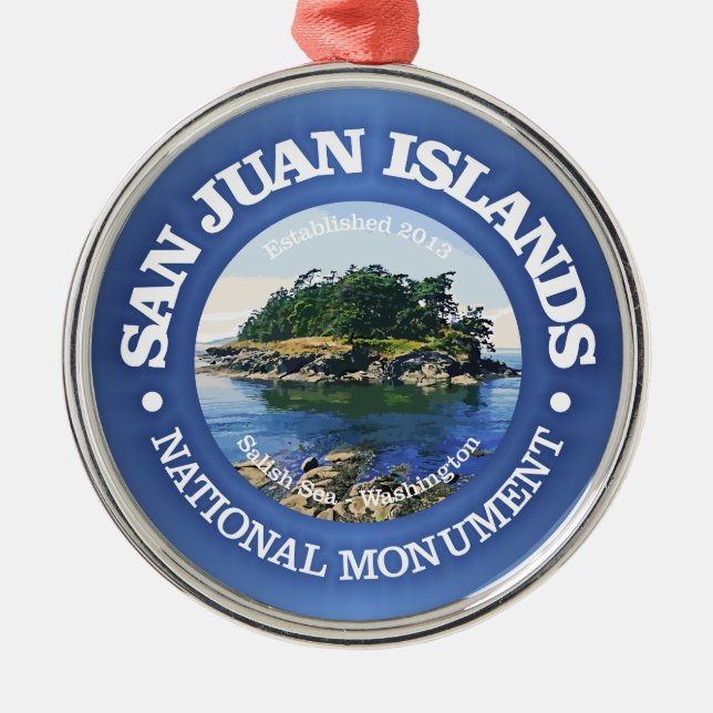 San Juan Islands (NM) Metal Ornament (Front)
