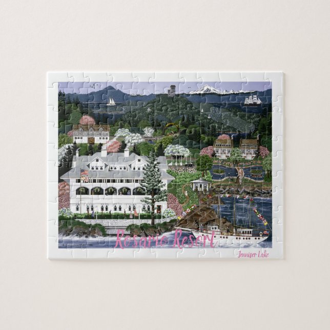 San Juan Islands ~ Rosario Resort ~ Washington Jigsaw Puzzle (Horizontal)