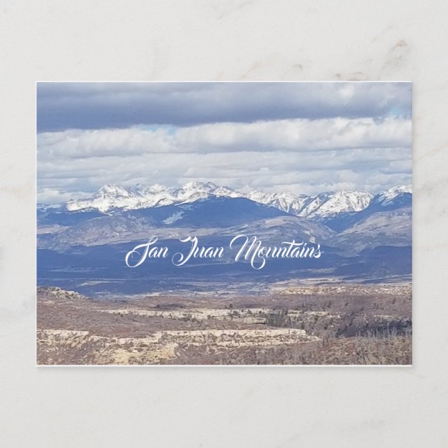 San Juan Mountains Co. Postcard (Front)