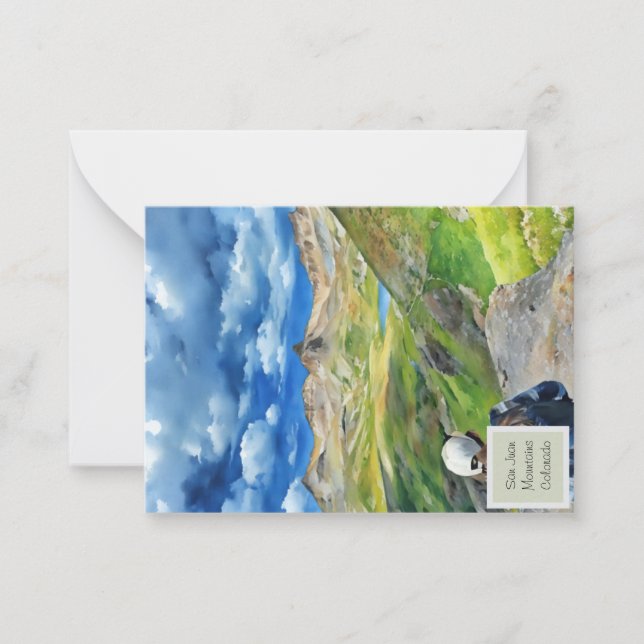 San Juan Mountains, Colorado Card (Front)