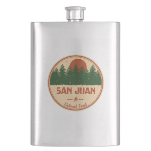 San Juan National Forest Hip Flask