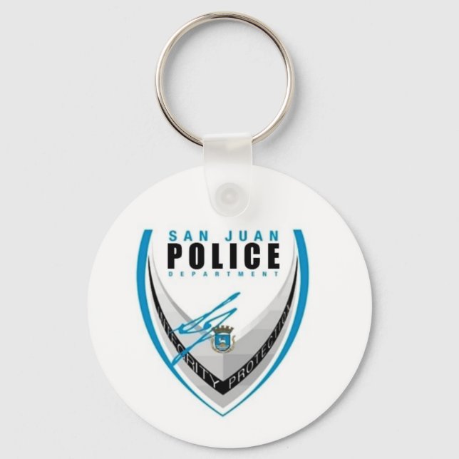 San Juan Police Keychain (Front)
