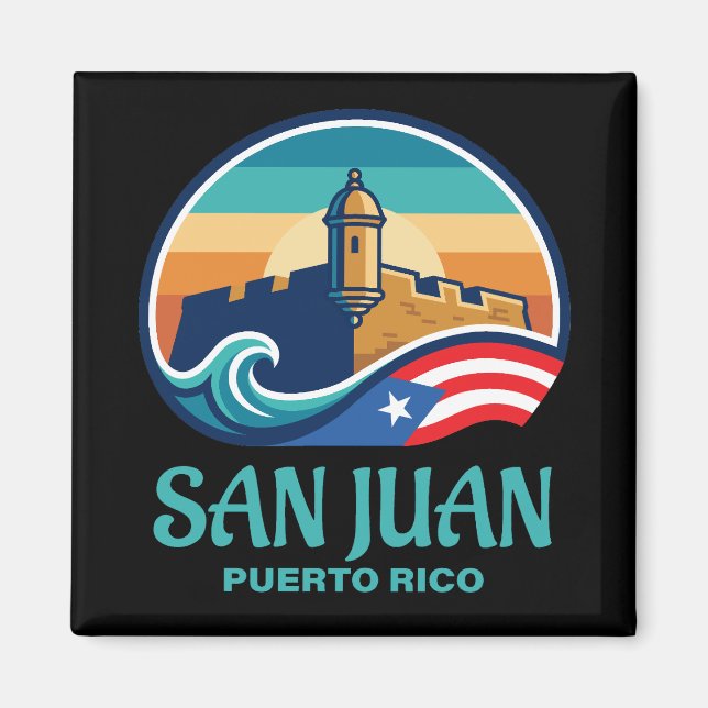 San Juan Puerto Rico Magnet (Front)