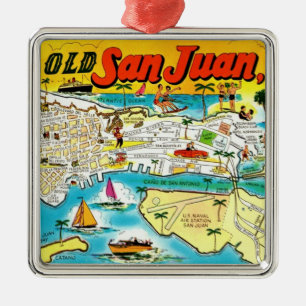 San Juan Puerto Rico  Metal Ornament