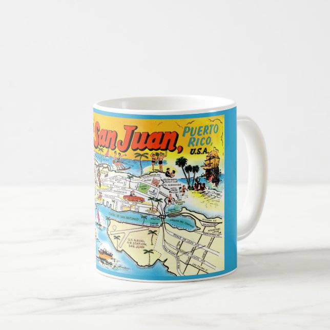 San Juan Puerto Rico Mug (Front Right)