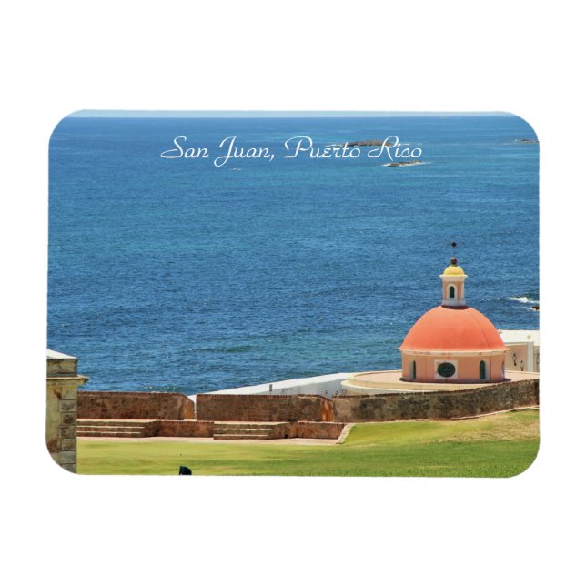 San Juan, Puerto Rico, photography, Caribbean Magnet (Horizontal)