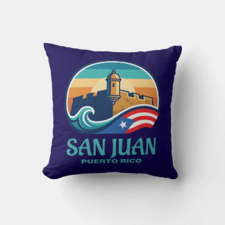 San Juan Puerto Rico Throw Pillow