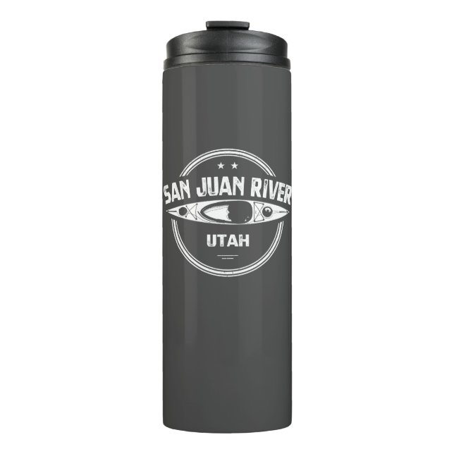San Juan River, Utah Thermal Tumbler (Front)