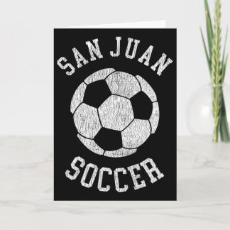 San Juan Soccer Retro Distressed 90's Vintage  Card
