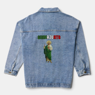 San Judas Guanajuato Mexico St Jude Thaddeus San J Denim Jacket