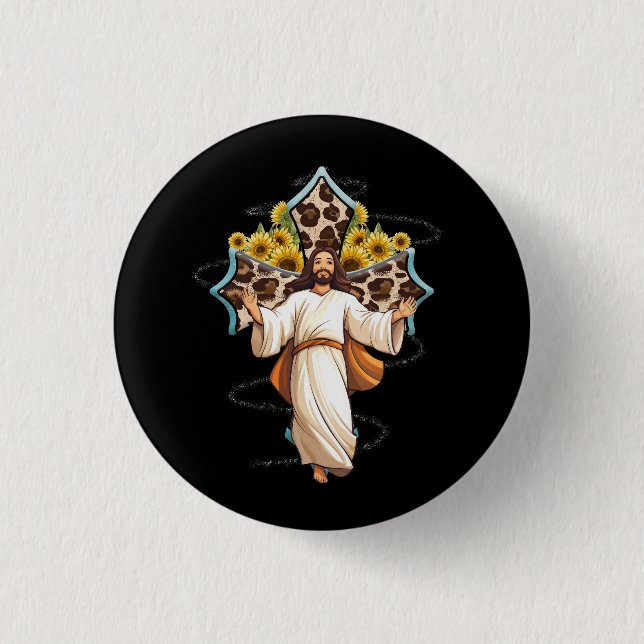 San Judas Jude The Apostle St. Jude Thaddeus Jesus 1 Inch Round Button (Front)
