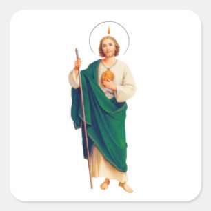 San Judas Tadeo Square Sticker