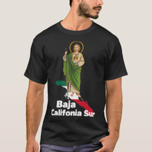 San Judas Tadeo with Baja California Sur Mexico Pu T-Shirt