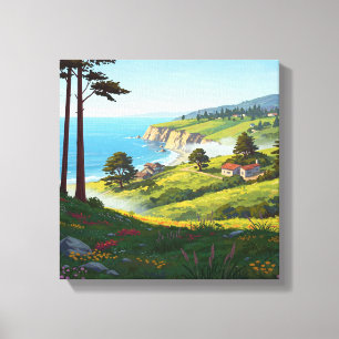 San Luis Obispo California Central Coast Canvas Print