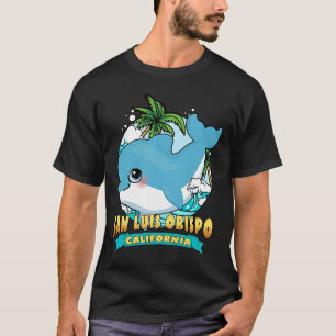 SAN LUIS OBISPO CALIFORNIA Cute Baby Dolphin Beach T-Shirt