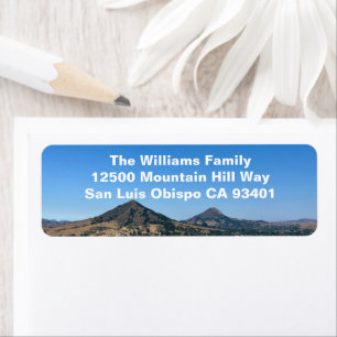 San Luis Obispo California Photo Return Address